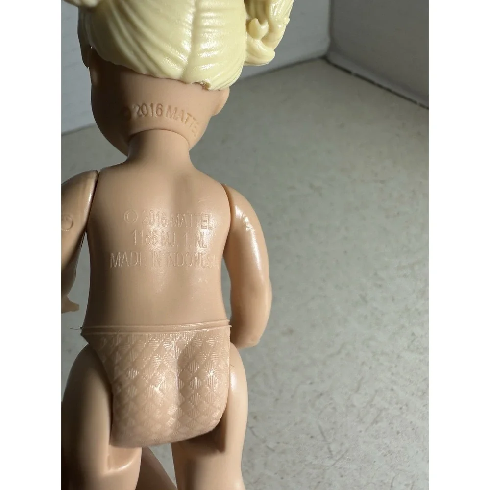 2016 Mattel Barbie Chelsea Nude Doll With Blond Hair